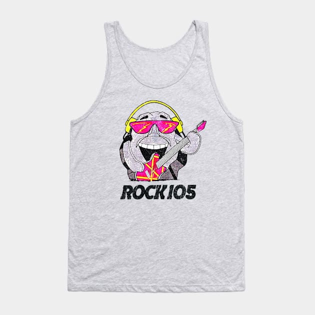 Rock 105 / 80s Radio Station Tank Top by CultOfRomance